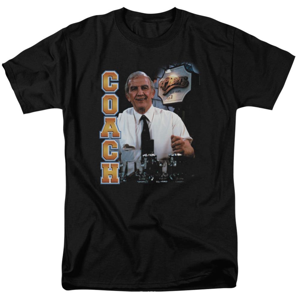Cheers Coach Men's 18/1 Cotton Short-Sleeve T-Shirt