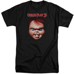 Child's Play 3 Chucky Men's 18/1 Tall Cotton Short-Sleeve T-Shirt