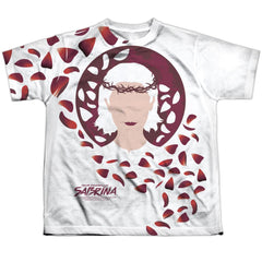 Chilling Adventures Of Sabrina Crown Of Thorns Youth Regular Fit Poly Short-Sleeve T-Shirt