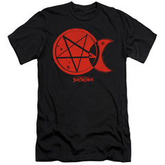 Chilling Adventures Of Sabrina Dark Moon Men's Ultra-Soft 30/1 Cotton Slim Short-Sleeve T-Shirt