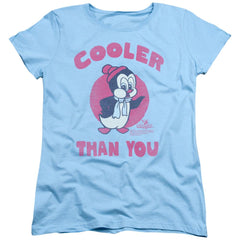 Chilly Willy Cooler Than You Women's 18/1 Cotton Short-Sleeve T-Shirt