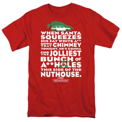 Christmas Vacation Jolliest Bunch Men's 18/1 Cotton Short-Sleeve T-Shirt
