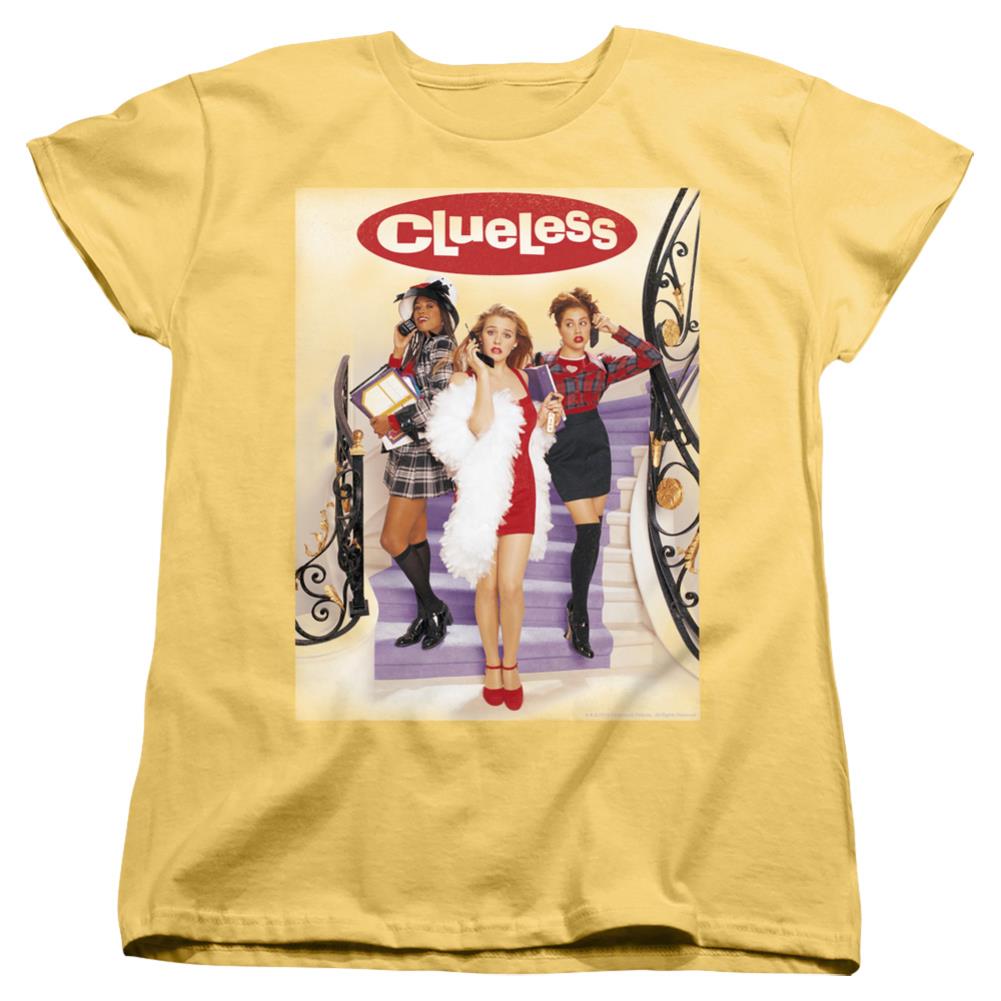 Clueless Clueless Poster Women's 18/1 Cotton Short-Sleeve T-Shirt