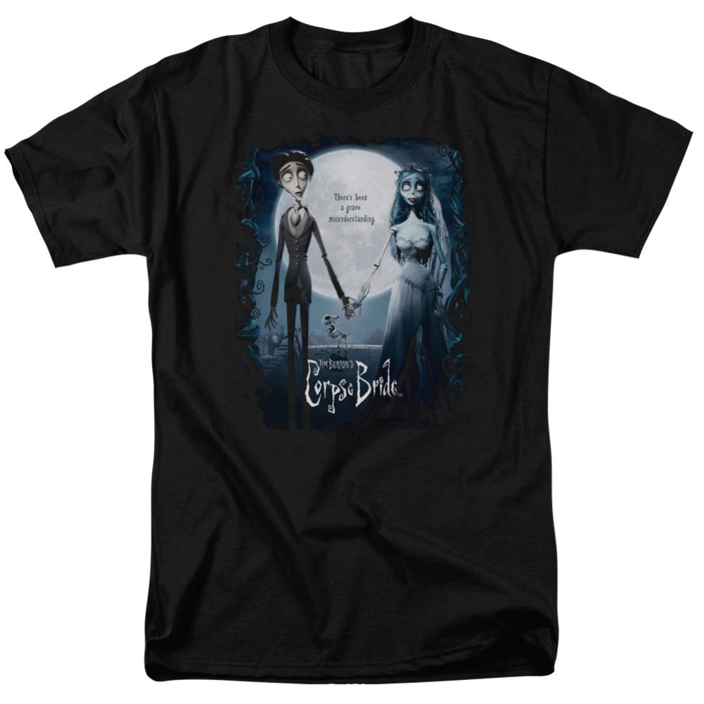 Corpse Bride Poster Men's 18/1 Cotton Short-Sleeve T-Shirt