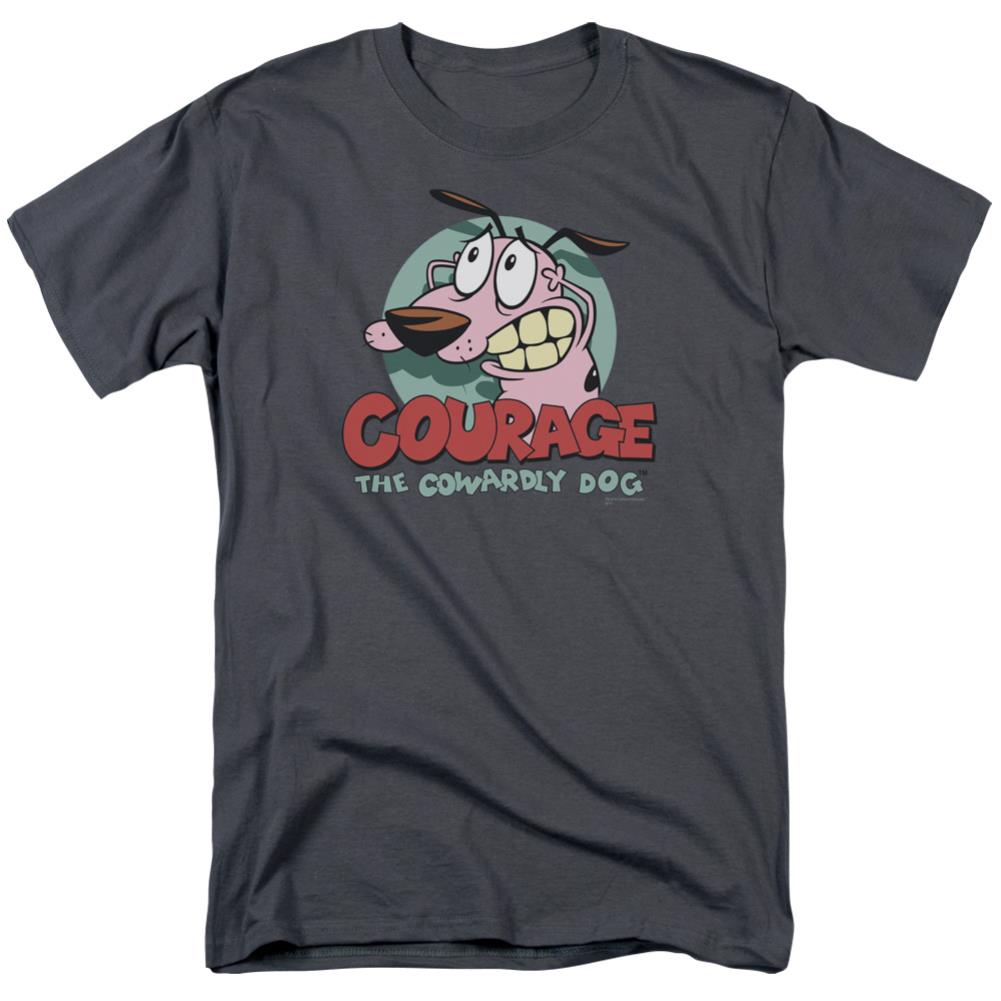 Courage The Cowardly Dog Courage Men's 18/1 Cotton Short-Sleeve T-Shirt