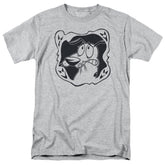 Courage The Cowardly Dog Ghost Frame Men's 18/1 Cotton Short-Sleeve T-Shirt