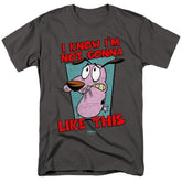Courage The Cowardly Dog Not Gonna Like Men's 18/1 Cotton Short-Sleeve T-Shirt