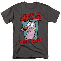 Courage The Cowardly Dog Not Gonna Like Men's 18/1 Cotton Short-Sleeve T-Shirt