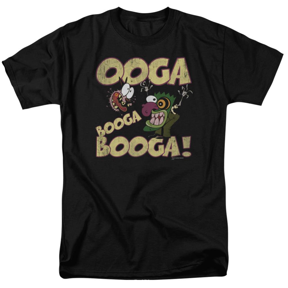 Courage The Cowardly Dog Ooga Booga Booga Men's 18/1 Cotton Short-Sleeve T-Shirt