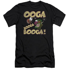 Courage The Cowardly Dog Ooga Booga Booga Men's Ultra-Soft 30/1 Cotton Slim Short-Sleeve T-Shirt