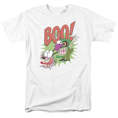 Courage The Cowardly Dog Stupid Dog Men's 18/1 Cotton Short-Sleeve T-Shirt