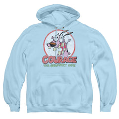 Courage The Cowardly Dog Vintage Courage Men's Pull-Over 75 25 Poly Hoodie