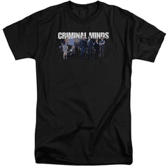 Criminal Minds Season 10 Cast Men's 18/1 Tall Cotton Short-Sleeve T-Shirt