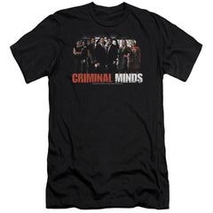 Criminal Minds The Brain Trust Men's Ultra-Soft 30/1 Cotton Slim Short-Sleeve T-Shirt