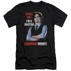 Criminal Minds Trust Me Men's Ultra-Soft 30/1 Cotton Slim Short-Sleeve T-Shirt