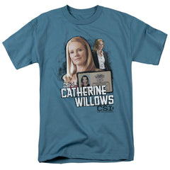 CSI Catherine Willows Men's 18/1 Cotton Short-Sleeve T-Shirt
