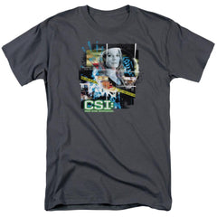 CSI Evidence Collage Men's 18/1 Cotton Short-Sleeve T-Shirt