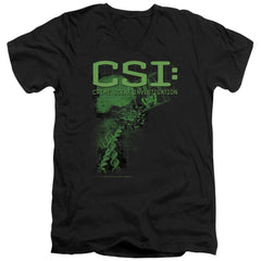 CSI Evidence Men's 30/1 Cotton Slim V-Neck T-Shirt