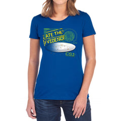 CSI I Ate The Evidence Women's 18/1 Cotton Short-Sleeve T-Shirt