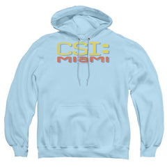 CSI: Miami Logo Distressed Men's Pull-Over 75 25 Poly Hoodie