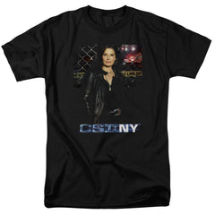 CSI: NY Jo Men's 18/1 Cotton Short-Sleeve T-Shirt