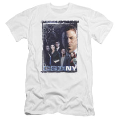 CSI: NY Watchful Eye Men's Ultra-Soft 30/1 Cotton Slim Short-Sleeve T-Shirt