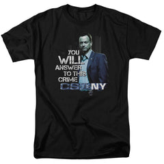 CSI: NY You Will Answer Men's 18/1 Cotton Short-Sleeve T-Shirt