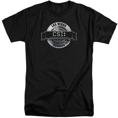 CSI Rendered Logo Men's 18/1 Tall Cotton Short-Sleeve T-Shirt