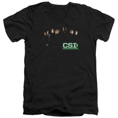 CSI Shadow Cast Men's 30/1 Cotton Slim V-Neck T-Shirt