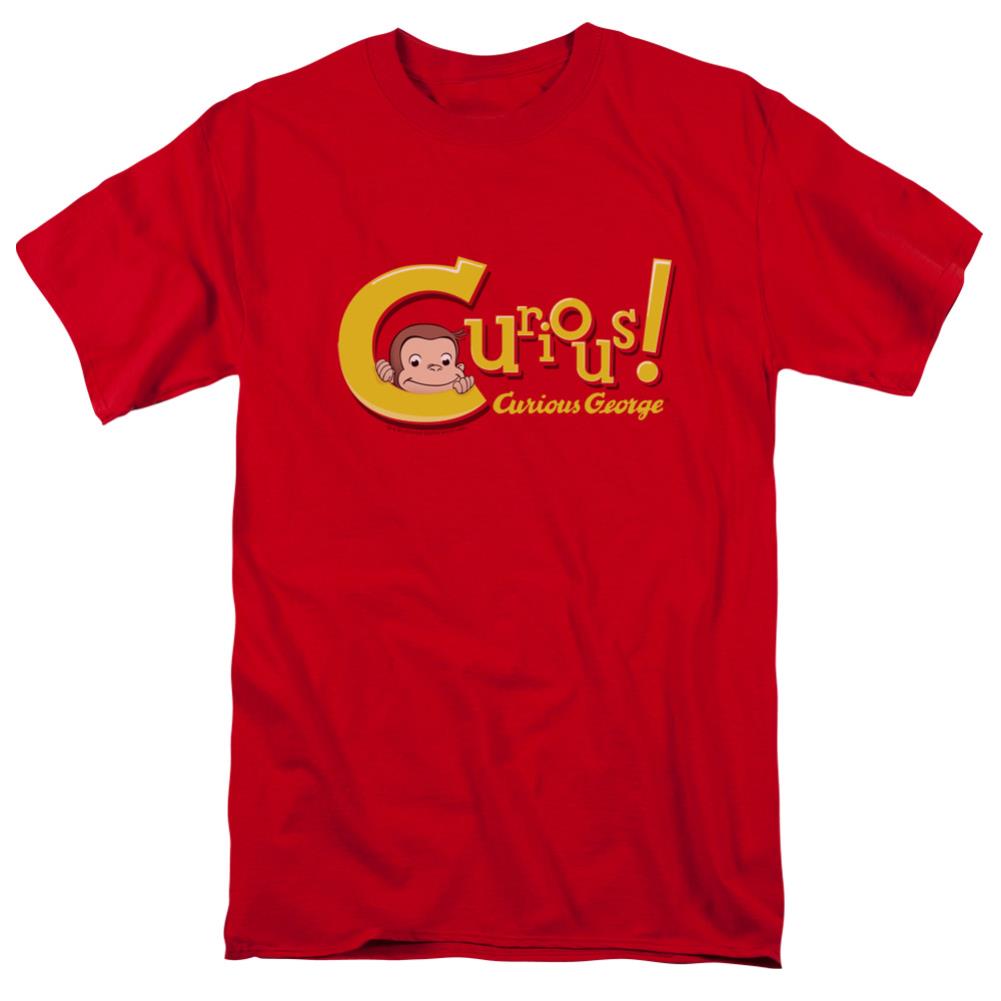 Curious George Curious Men's 18/1 Cotton Short-Sleeve T-Shirt