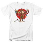 Curious George Lights Men's 18/1 Cotton Short-Sleeve T-Shirt