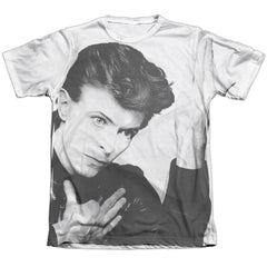 David Bowie Hero Men's Regular Fit Poly Cotton Short-Sleeve T-Shirt