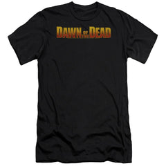 Dawn Of The Dead Dawn Logo Men's Ultra-Soft 30/1 Cotton Slim Short-Sleeve T-Shirt