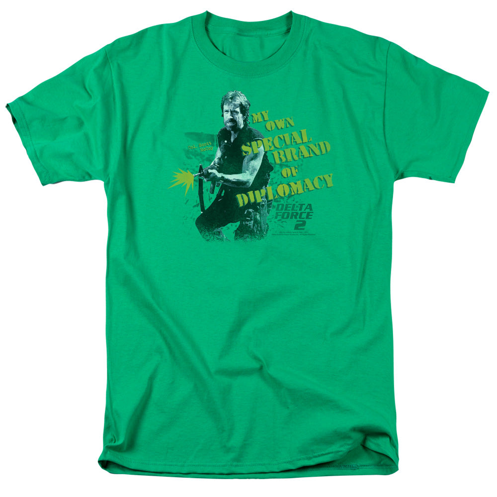 Delta Force 2 Special Diplomacy Men's 18/1 Cotton Short-Sleeve T-Shirt