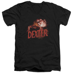 Dexter Drawing Men's 30/1 Cotton Slim V-Neck T-Shirt