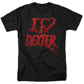 Dexter I Heart Dexter Men's 18/1 Cotton Short-Sleeve T-Shirt