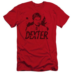 Dexter Splatter Dex Men's Ultra-Soft 30/1 Cotton Slim Short-Sleeve T-Shirt
