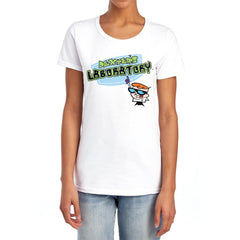 Dexter'S Laboratory Logo Women's 18/1 Cotton Short-Sleeve T-Shirt