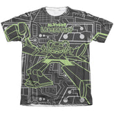 Dexter'S Laboratory Robot Men's Regular Fit Poly Cotton Short-Sleeve T-Shirt