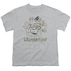 Dexter'S Laboratory Vintage Cast Youth 18/1 100% Cotton Short-Sleeve T-Shirt