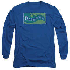 Dragon Tales Logo Distressed Men's 18/1 Cotton Long-Sleeve T-Shirt