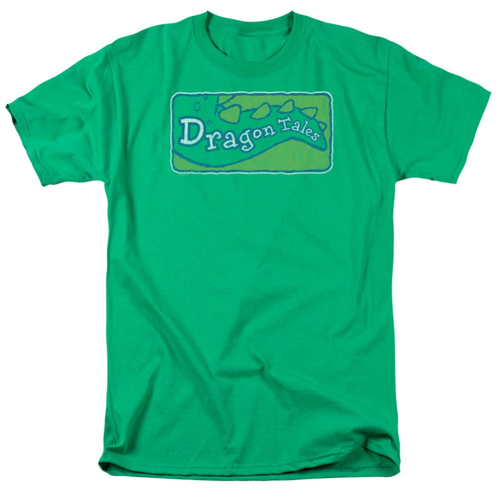 Dragon Tales Logo Distressed Men's 18/1 Cotton Short-Sleeve T-Shirt