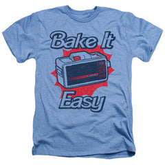 Easy Bake Oven Bake It Easy Men's 30/1 Heather 60 40 Poly Short-Sleeve T-Shirt