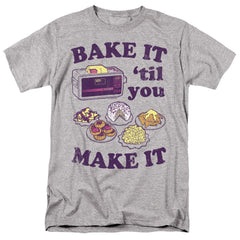 Easy Bake Oven Bake It Til You Make It Men's 18/1 Cotton Short-Sleeve T-Shirt