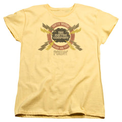 Electric Company Power Women's 18/1 Cotton Short-Sleeve T-Shirt
