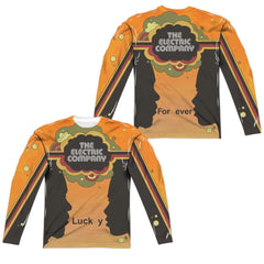 Electric Company Silhouette Blend (Front/Back Print) Men's Regular Fit Polyester Long-Sleeve T-Shirt