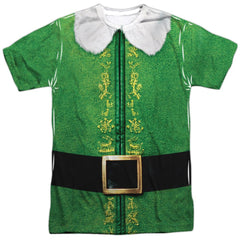 Elf Buddy Costume Men's Regular Fit Polyester Short-Sleeve T-Shirt