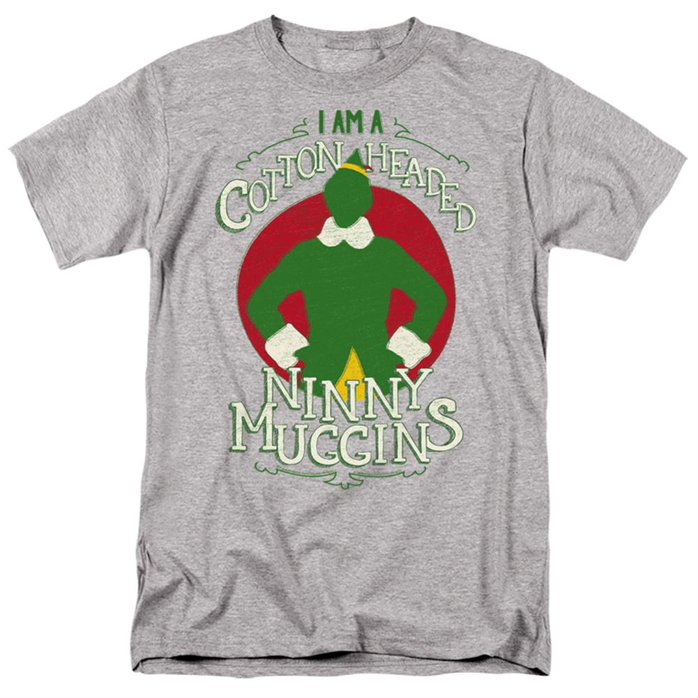 Elf Cotton Headed Men's 18/1 Cotton Short-Sleeve T-Shirt