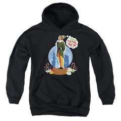 Elf Does Somebody Need A Hug? Youth Cotton Poly Pull-Over Hoodie