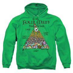 Elf Food Pyramid Men's Pull-Over 75 25 Poly Hoodie